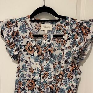 Cleobella block print summer dress.